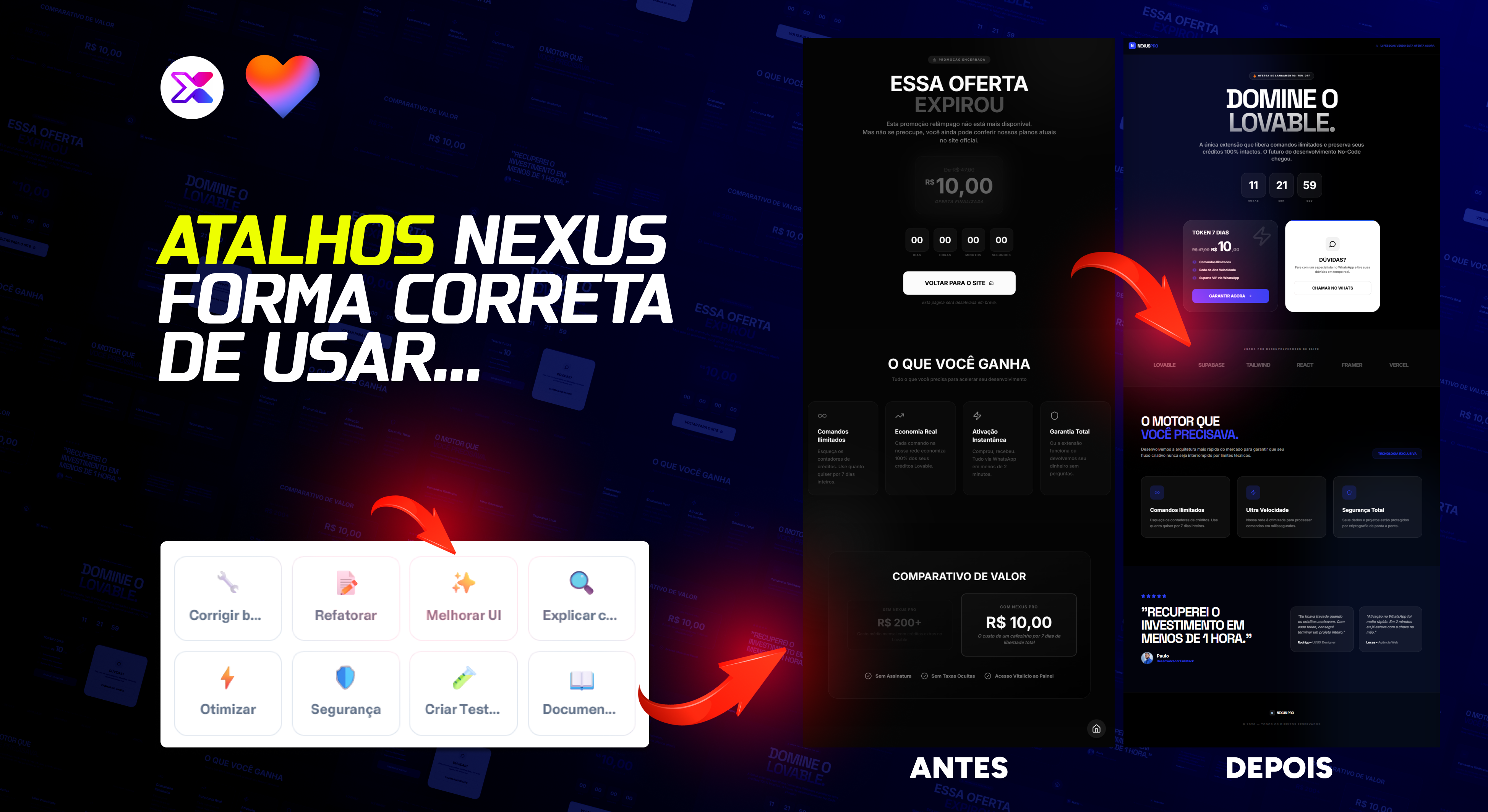 ATALHOS RÁPIDOS DA EXTENSÃO